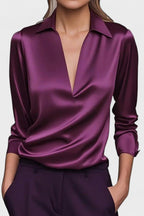 Maniche Lunghe Top Donna | Scollo a V & Comfort
