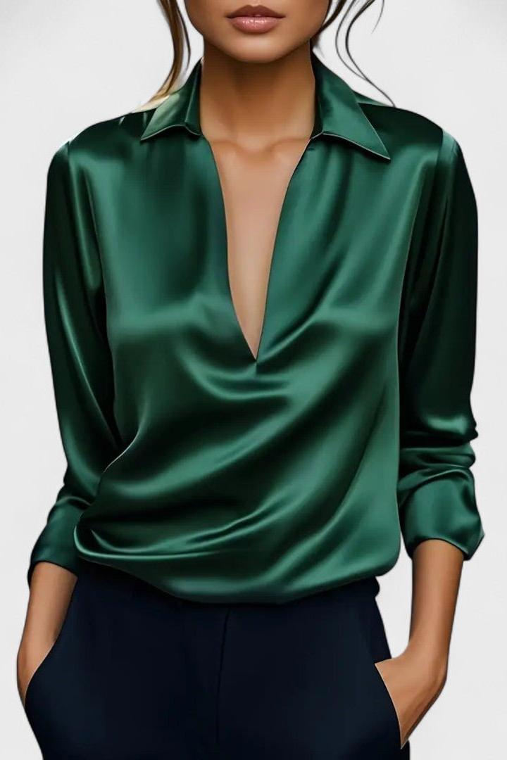 Maniche Lunghe Top Donna | Scollo a V & Comfort