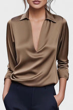 Maniche Lunghe Top Donna | Scollo a V & Comfort