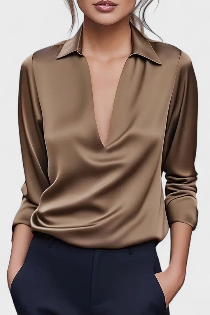 Maniche Lunghe Top Donna | Scollo a V & Comfort