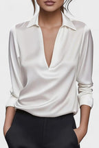 Maniche Lunghe Top Donna | Scollo a V & Comfort