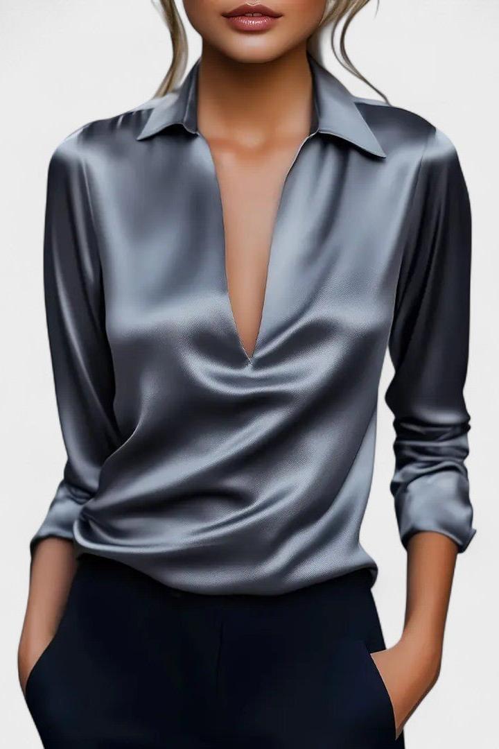 Maniche Lunghe Top Donna | Scollo a V & Comfort