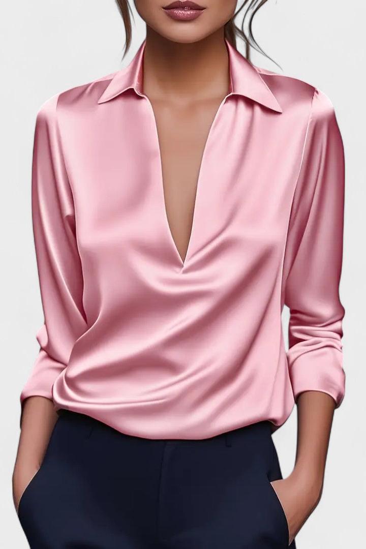 Maniche Lunghe Top Donna | Scollo a V & Comfort