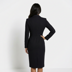 Abito Blazer Midi Da Donna Con Revers E Bottoni Frontali, immagine 6