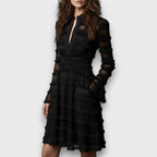 Maniche Lunghe Vestito Donna | Scollo a V & Silhouette Svasata