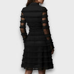 Maniche Lunghe Vestito Donna | Scollo a V & Silhouette Svasata