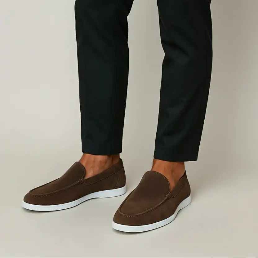 Mocassini Slip On Da Uomo Con Suola Bassa Flessibile, immagine 9