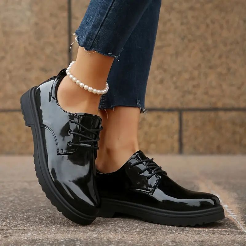 Noemi Patent Oxfords — Scarpe Da Donna, immagine 4