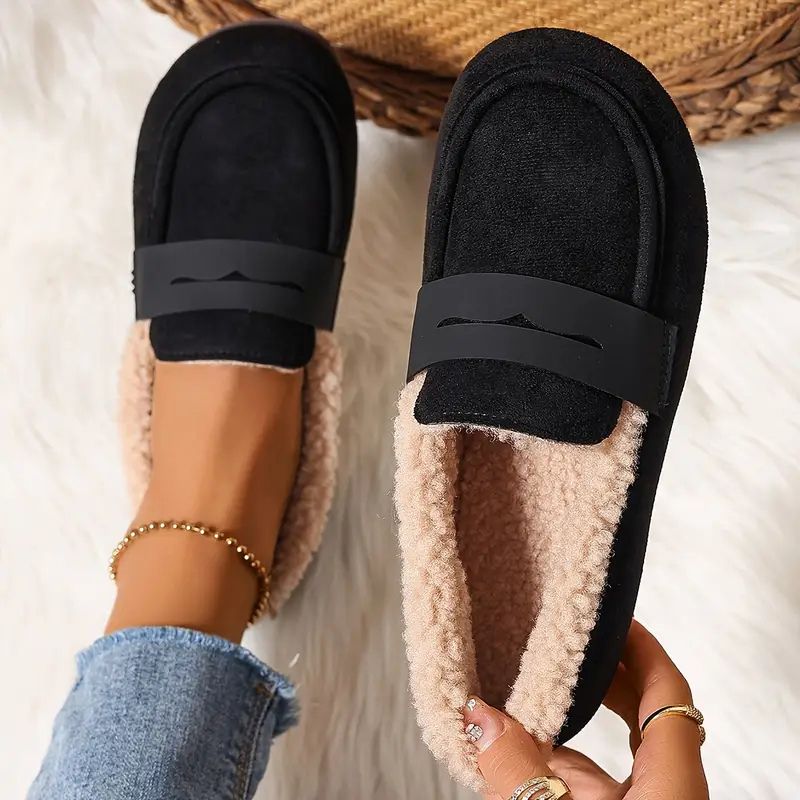 Aria Cozy Fur — Mocassini Da Donna, immagine 1