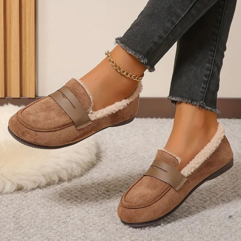 Aria Cozy Fur — Mocassini Da Donna, immagine 3
