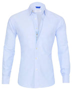 Camicia Classica Da Uomo A Maniche Lunghe Con Bottoni, immagine 3