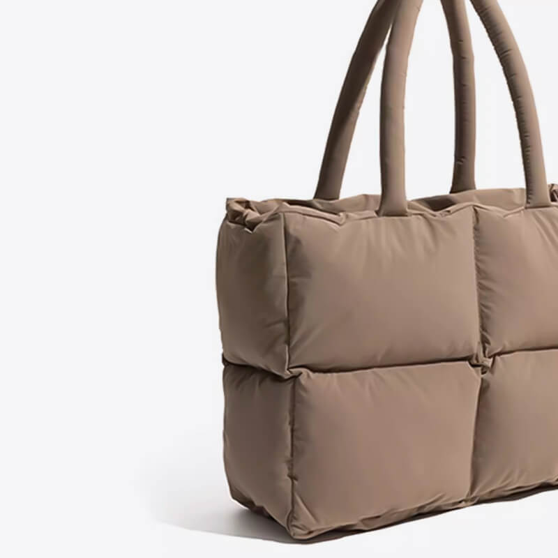 Borsa Tote Puffer Multicolore Donna — Nuvola, immagine 10