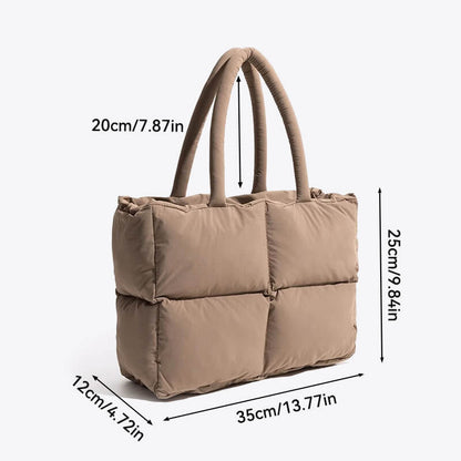 Borsa Tote Puffer Multicolore Donna — Nuvola, immagine 9