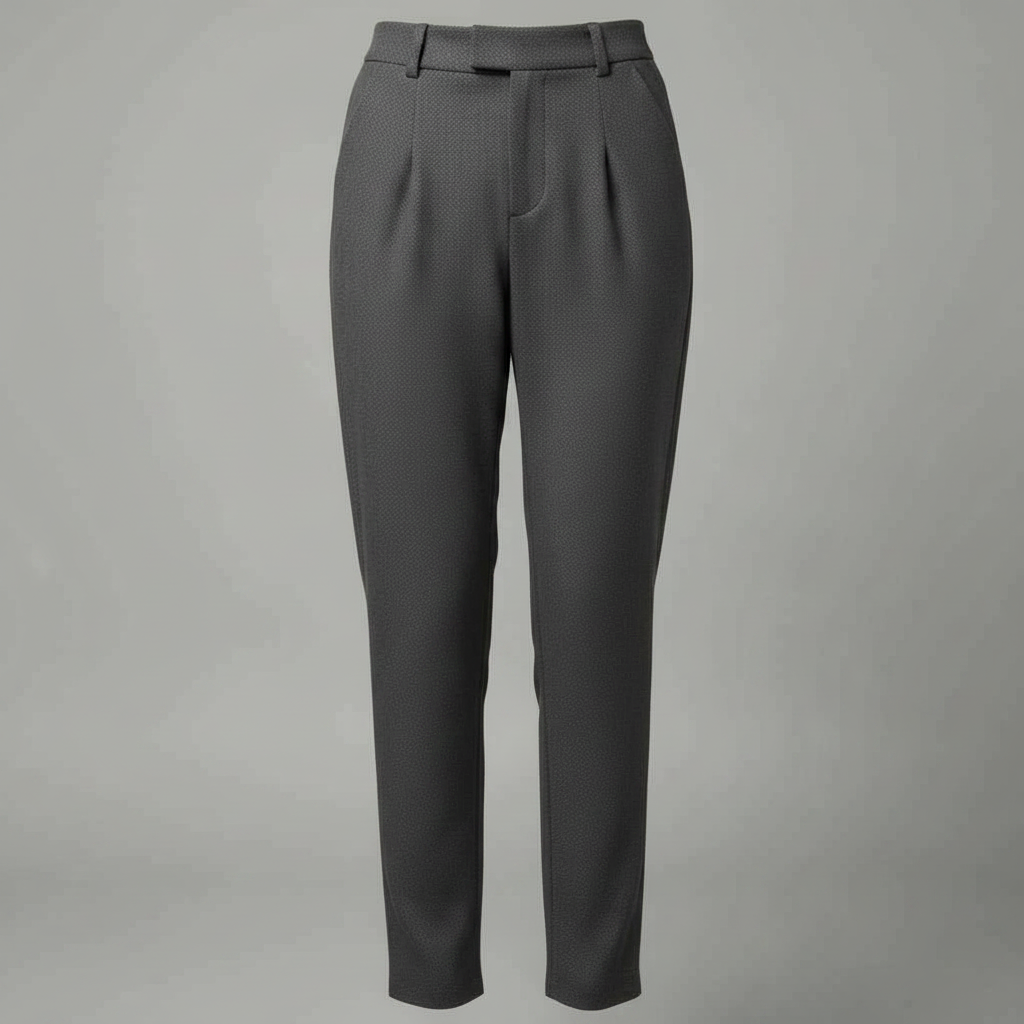Pantaloni Eleganti Da Donna A Vita Alta Con Gamba Dritta, immagine 6