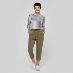 Pantaloni Cargo Casual Da Donna Con Coulisse E Tasche, immagine 4