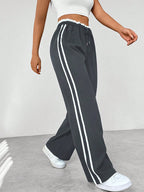 Pantaloni Jogger Da Donna A Vita Alta Con Gamba Larga, immagine 5