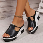 Equilibrio — Sandali Platform Da Donna, immagine 3