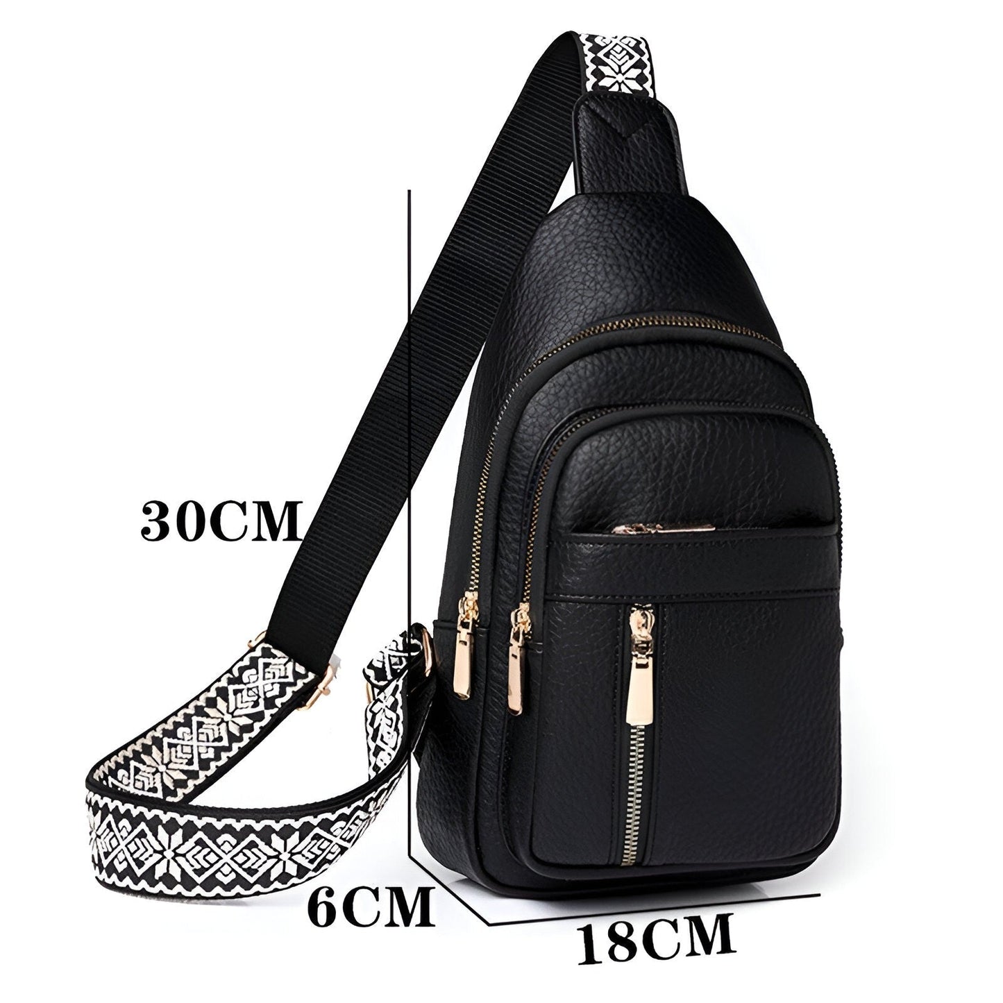 Borsa Monospalla Multicolore Compatta Donna — Nova, immagine 4