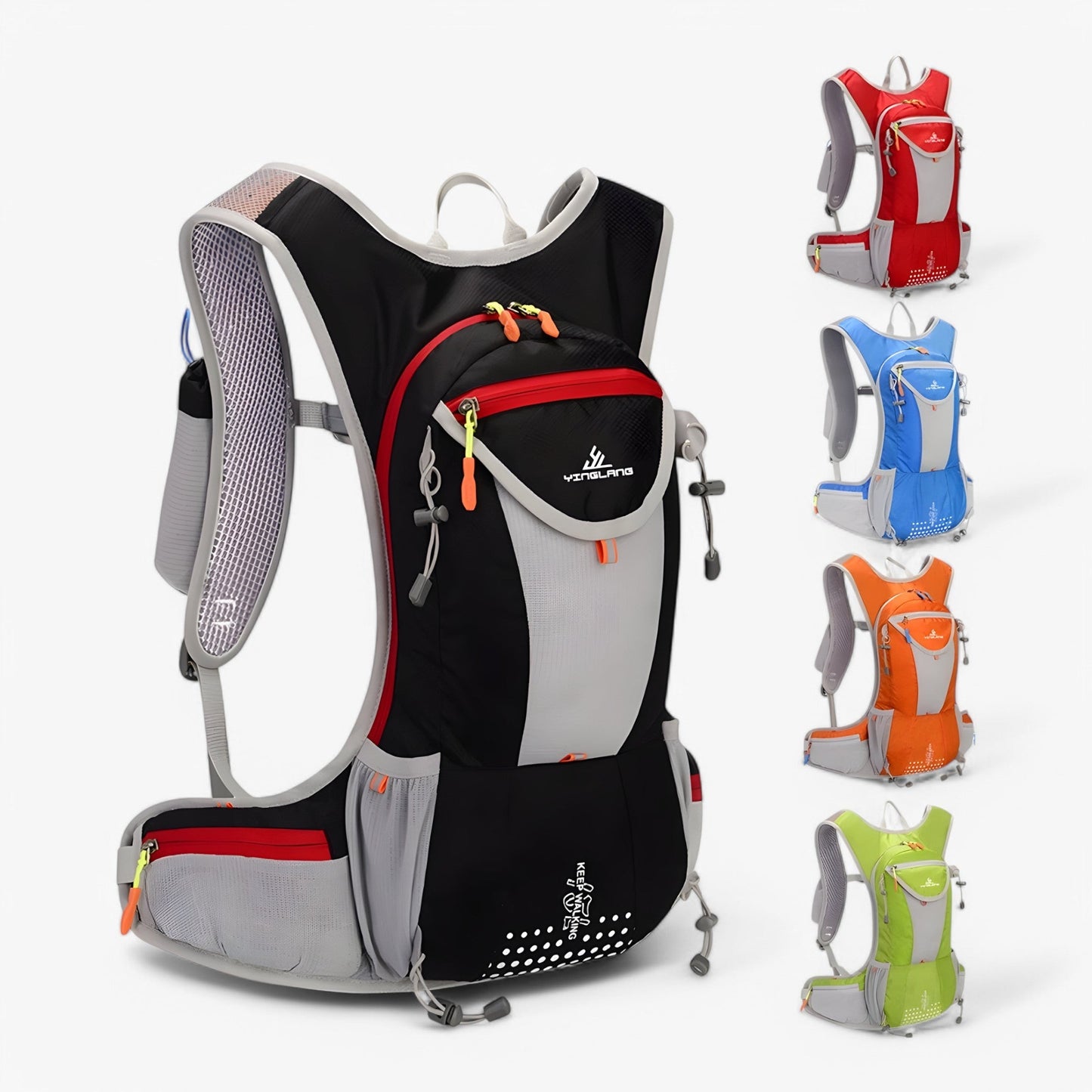 Zaino Idratante Multicolore Compatto Unisex — Trail, immagine 3