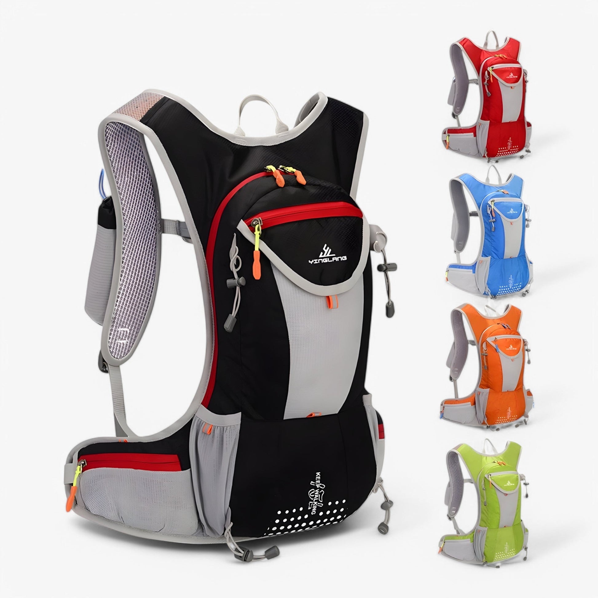 Zaino Idratante Multicolore Compatto Unisex — Trail, immagine 3