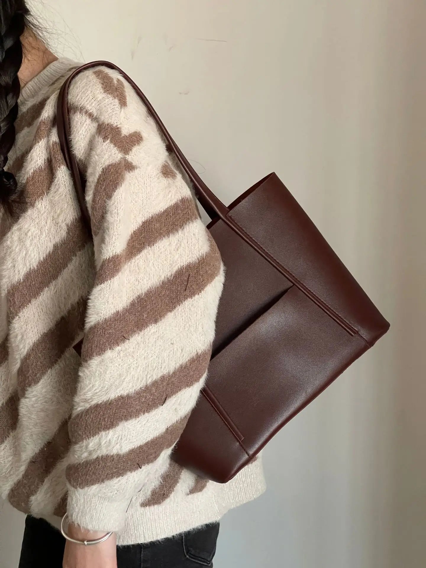 Borsa Tote Multicolore Minimal Donna — Stella, immagine 13
