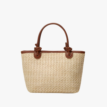 Borsa Tote In Paglia Con Manici Donna — Ponza, immagine 1