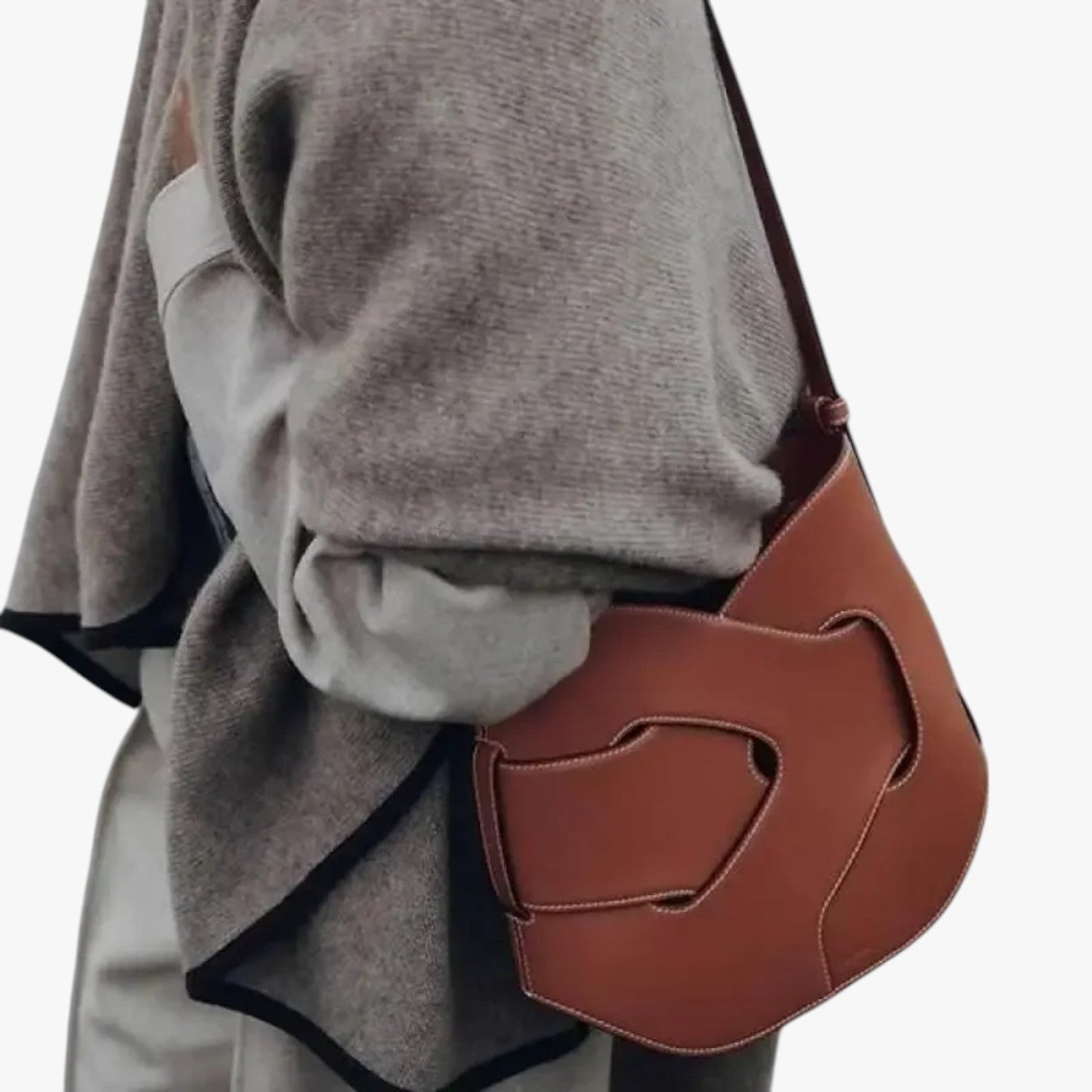 Borsa A Spalla Multicolore Intrecciata Donna — Pesaro, immagine 7