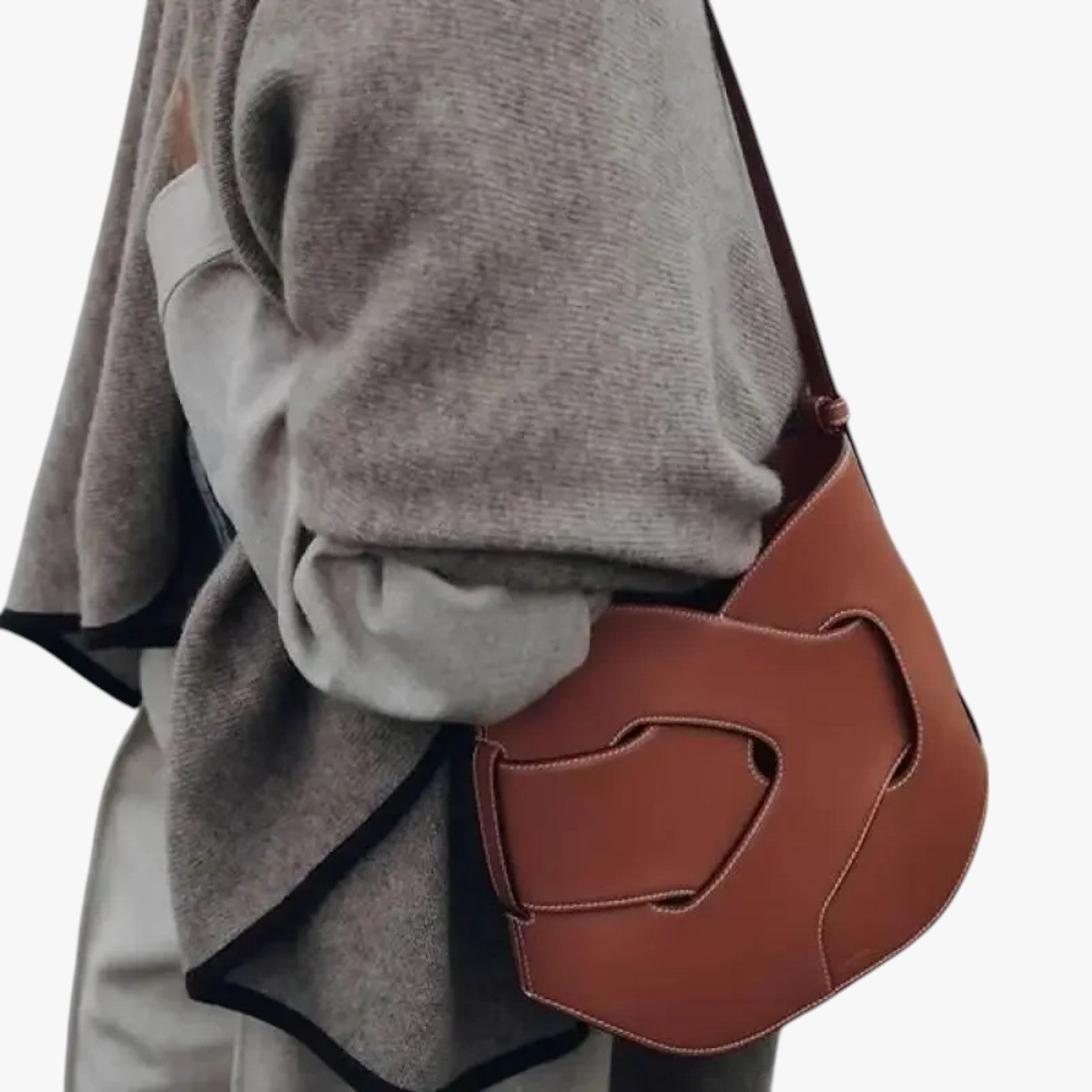 Borsa A Spalla Multicolore Intrecciata Donna — Pesaro, immagine 7