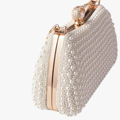 Borsa Da Sera Multicolore Con Perline Donna — Luisa, immagine 8