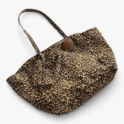 Borsa Tote Leopardata Ampia Donna — Natalie, immagine 4