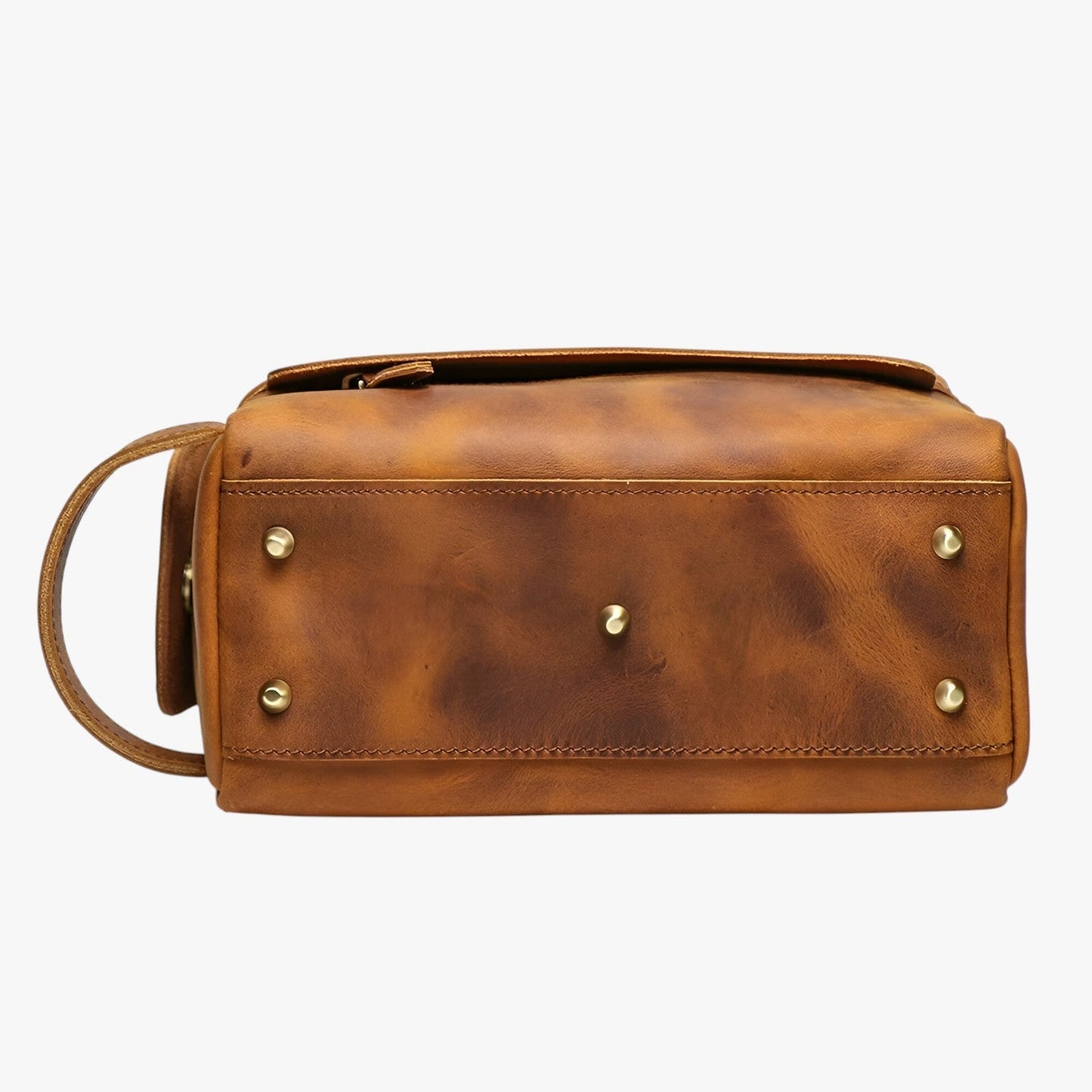 Beauty Case Da Viaggio Marrone Multiscomparto Uomo — Como, immagine 3