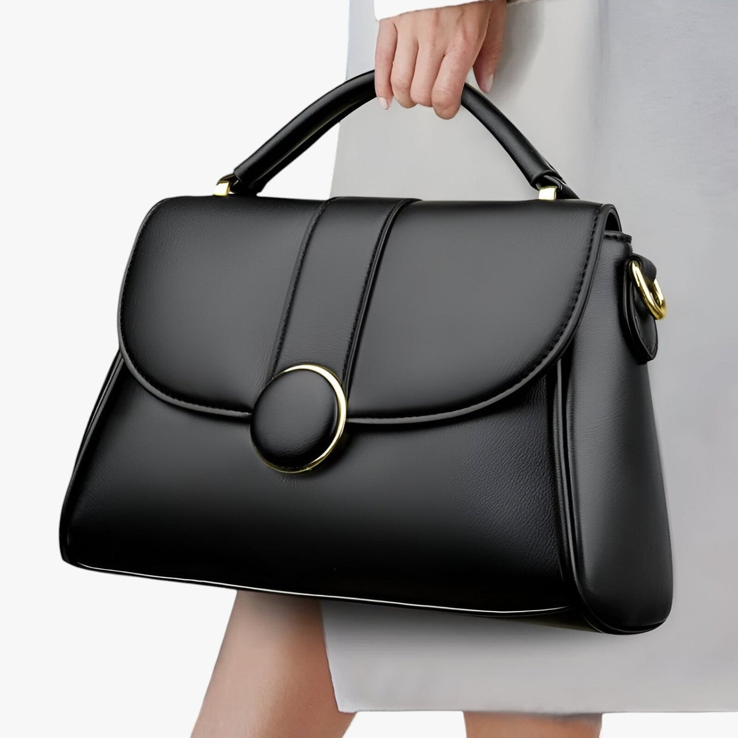 Borsa A Mano Multicolore Con Patta Donna — Urbino, immagine 5