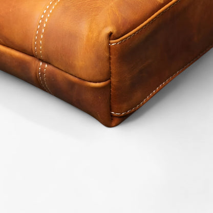 Borsa Messenger Marrone Multiscomparto Unisex — Verona, immagine 9