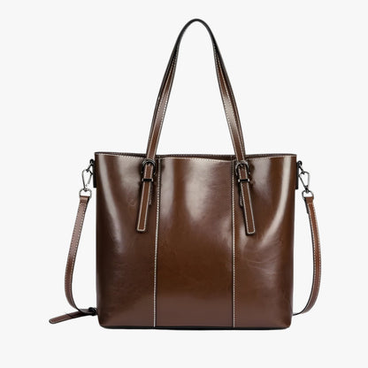 Borsa Tote Marrone Capiente Donna — Imola, immagine 4