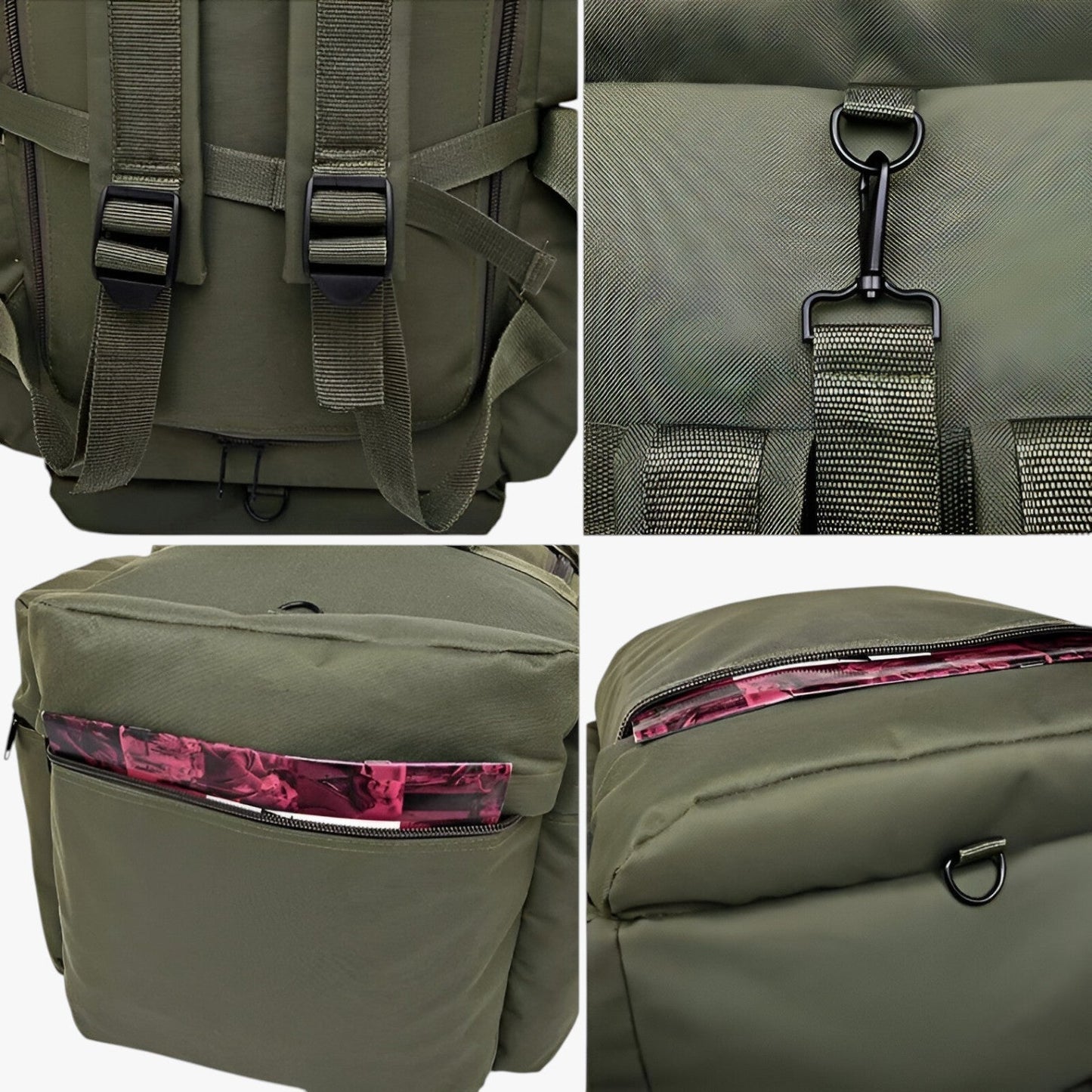 Borsone Da Viaggio Multicolore Da 100 L Unisex — Avventura, immagine 3