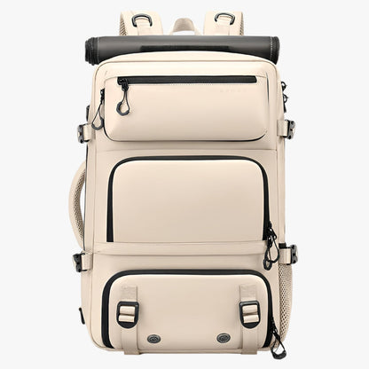 Zaino Da Viaggio Multicolore Multitasche Uomo — Bari, immagine 8