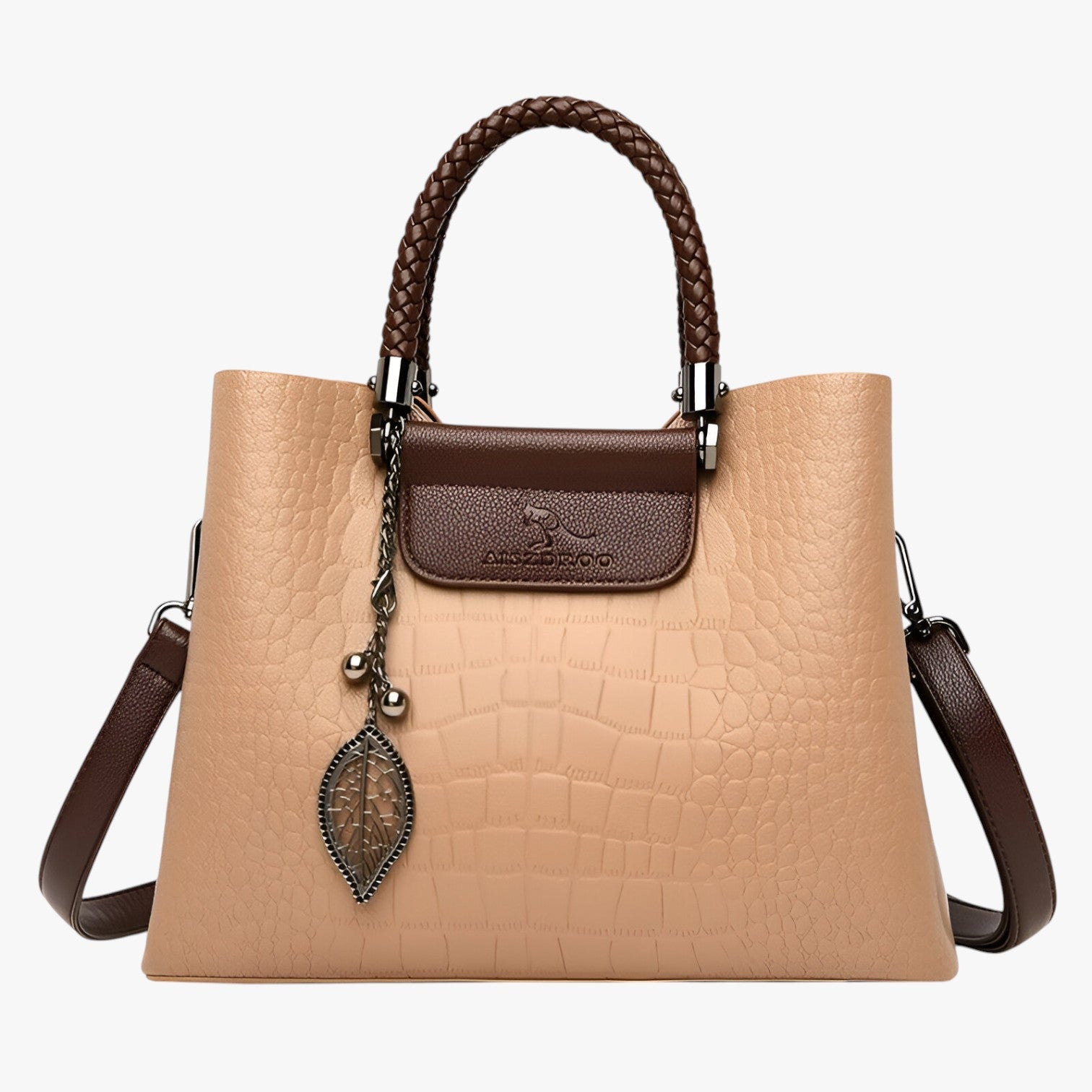 Borsa Tote Multicolore Effetto Coccodrillo Donna — Iseo, immagine 9