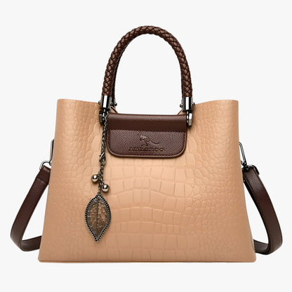 Borsa Tote Multicolore Effetto Coccodrillo Donna — Iseo, immagine 9