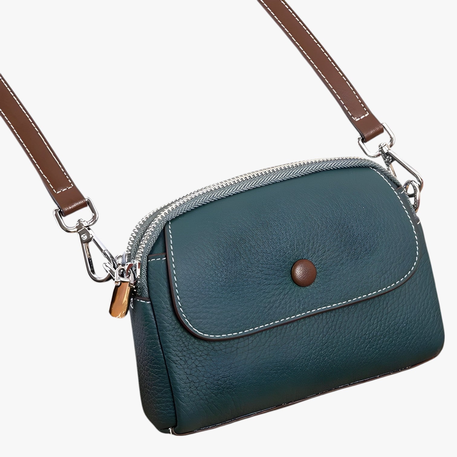 Borsa A Tracolla Multicolore Compatta Donna — Nola, immagine 5