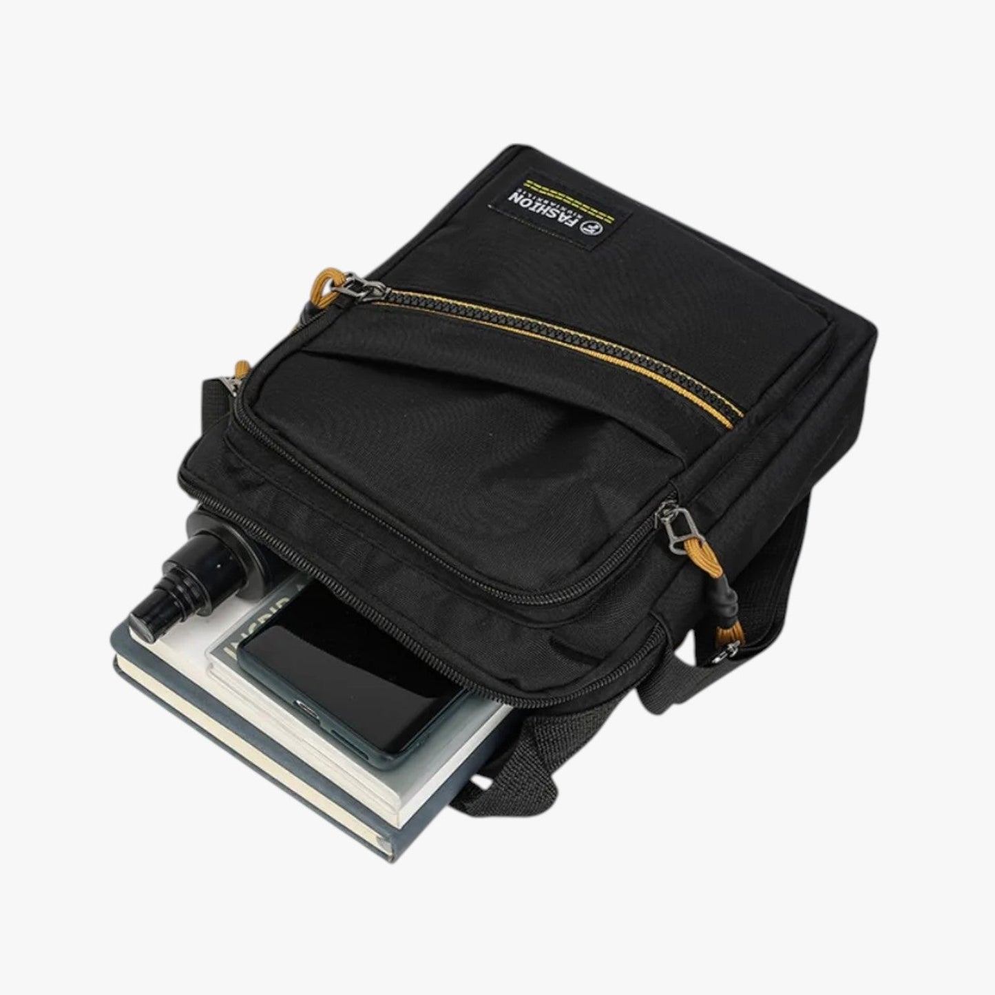 Borsa Messenger Multicolore Compatta Uomo — Trento, immagine 4