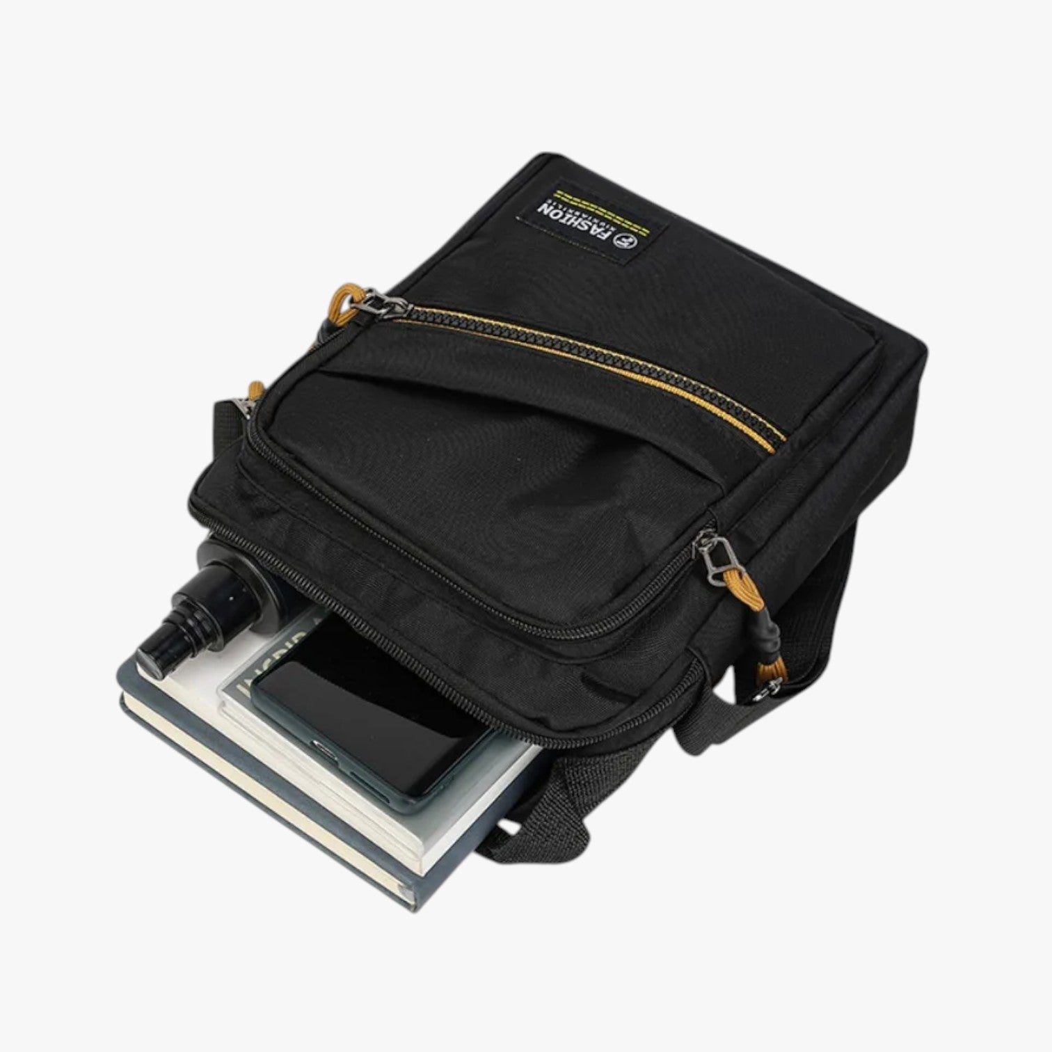 Borsa Messenger Multicolore Compatta Uomo — Trento, immagine 4