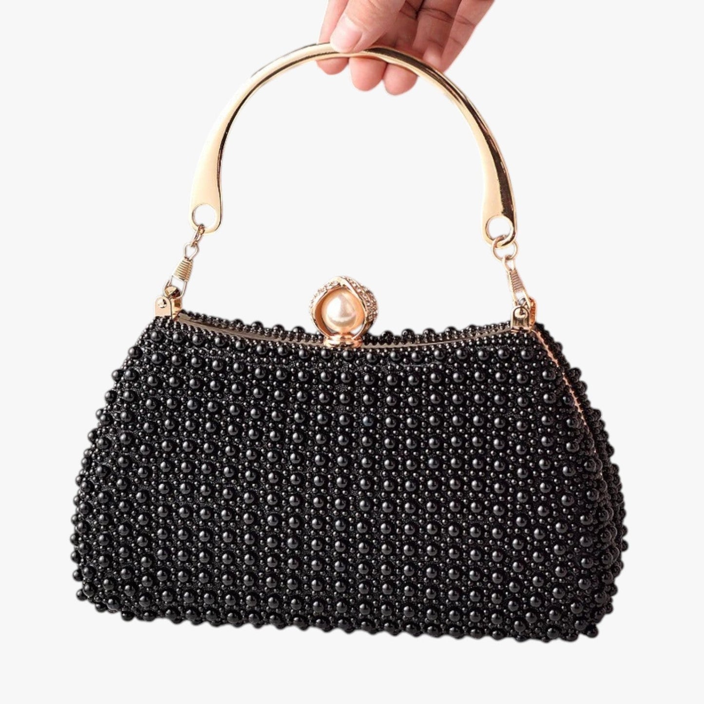Borsa Da Sera Multicolore Con Perline Donna — Luisa, immagine 5