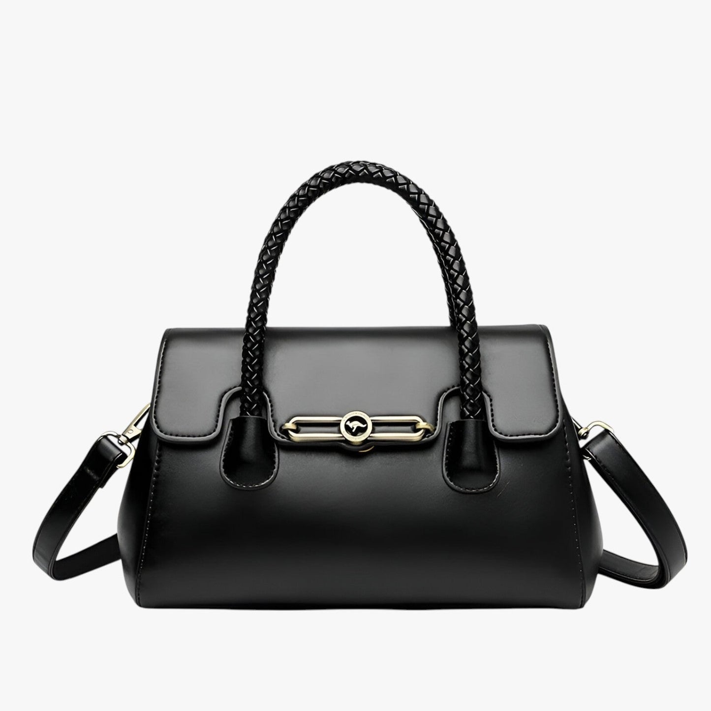 Borsa A Mano Marrone Compatta Donna — Pavia, immagine 1