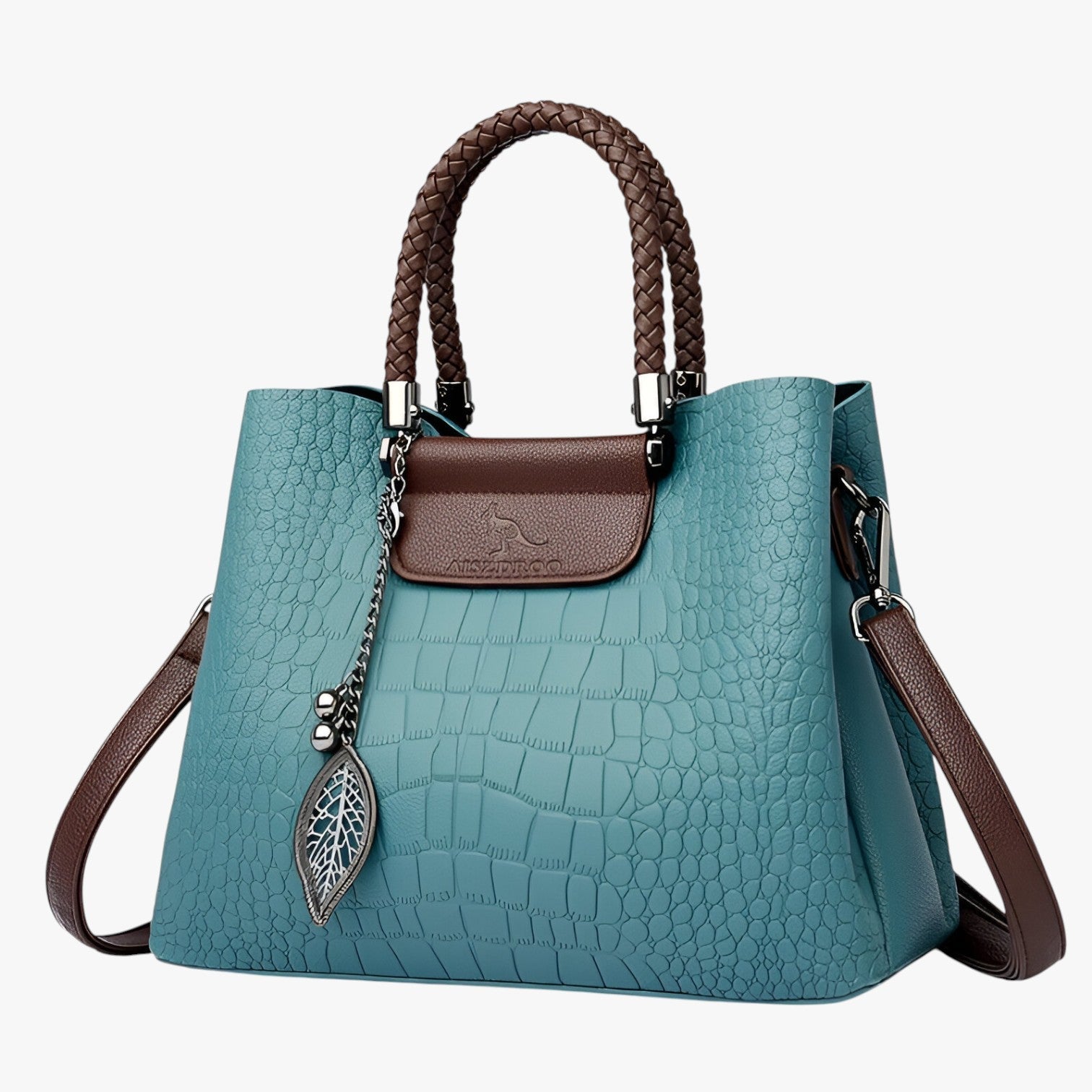 Borsa Tote Multicolore Effetto Coccodrillo Donna — Iseo, immagine 1