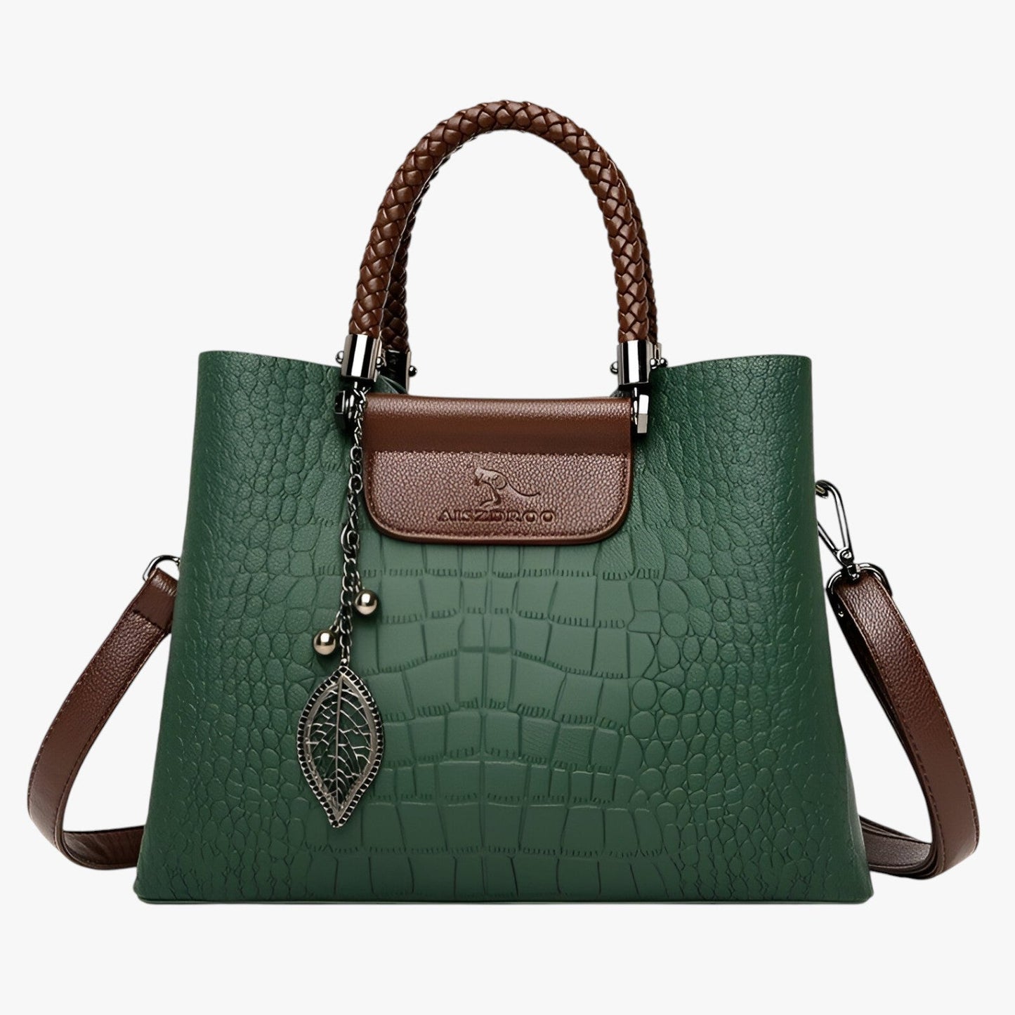 Borsa Tote Multicolore Effetto Coccodrillo Donna — Iseo, immagine 10