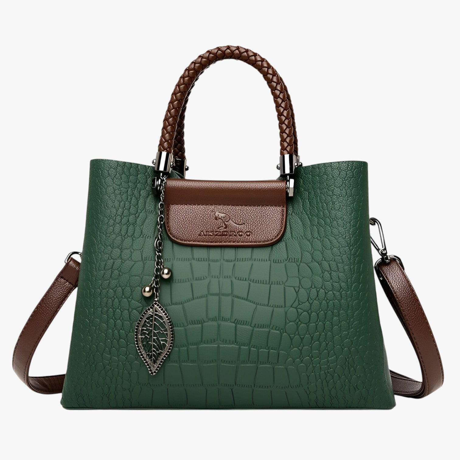 Borsa Tote Multicolore Effetto Coccodrillo Donna — Iseo, immagine 10