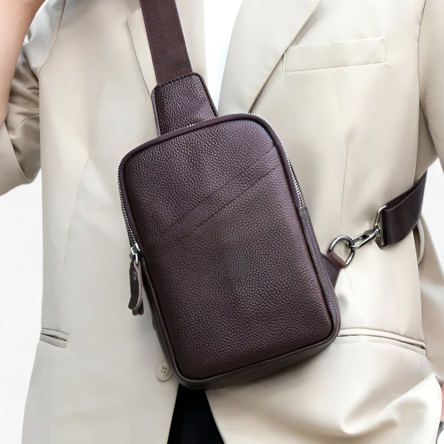 Borsa Monospalla Multicolore Compatta Unisex — Vicenza, immagine 2
