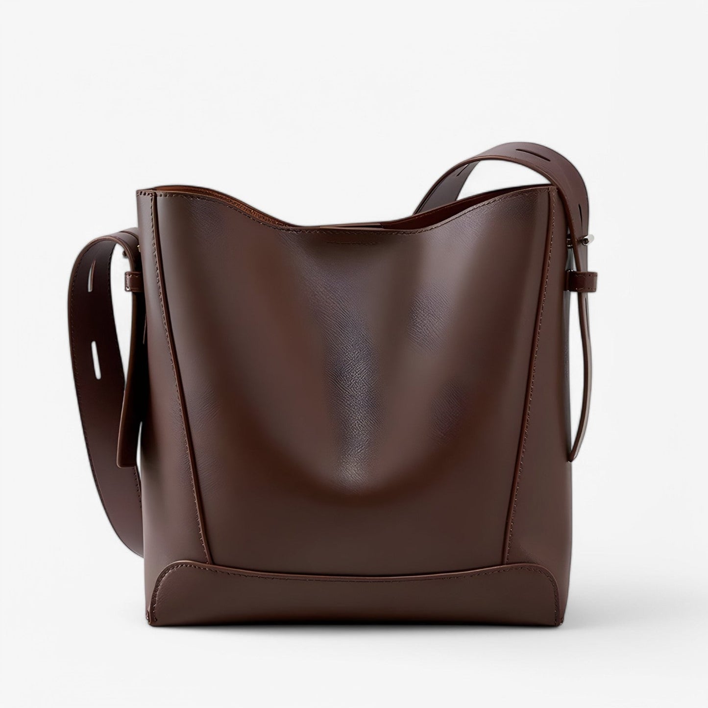Borsa Tote Marrone Capiente Donna — Amelia, immagine 10