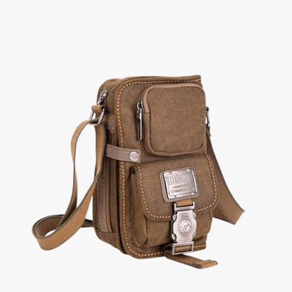 Borsa A Tracolla Nera Multitasche Uomo — Torino, immagine 1