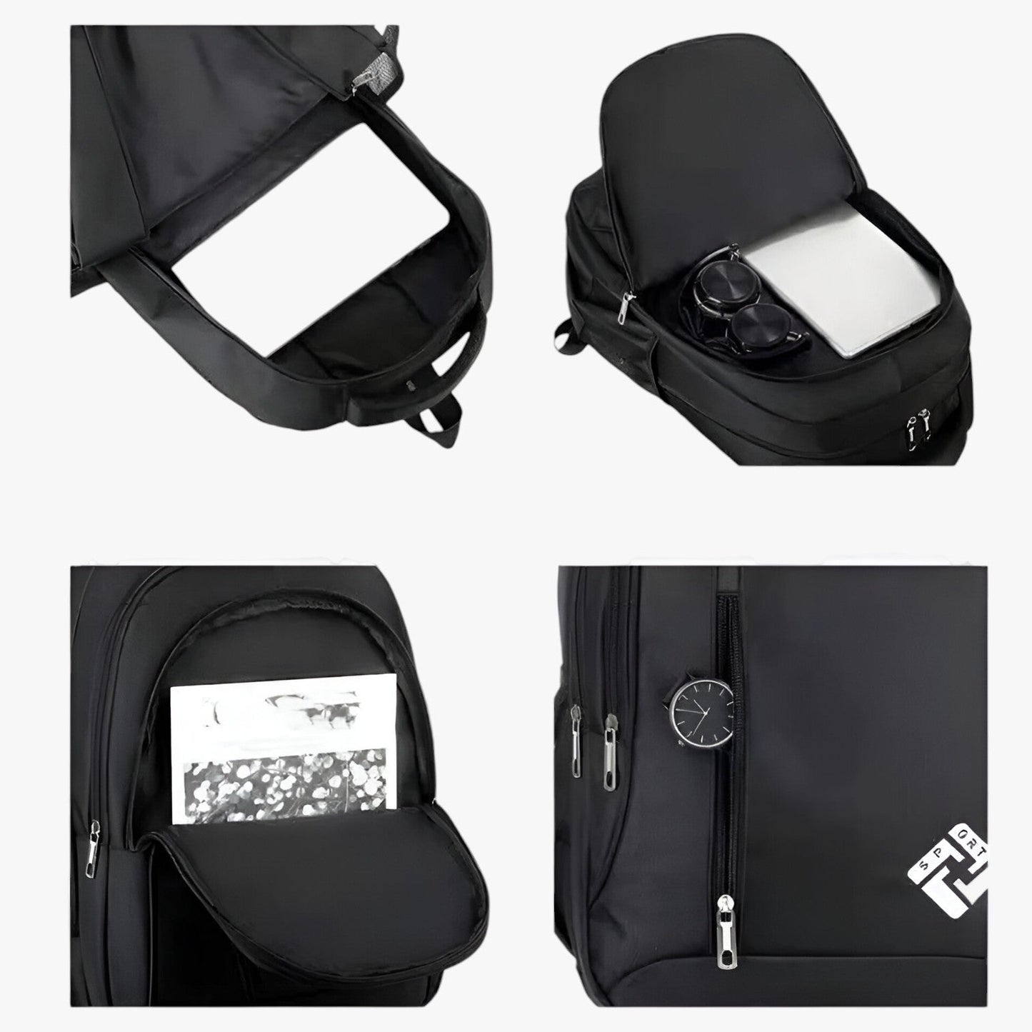 Zaino Multicolore Porta Laptop Da 15,6 Pollici Uomo — Milano, immagine 3